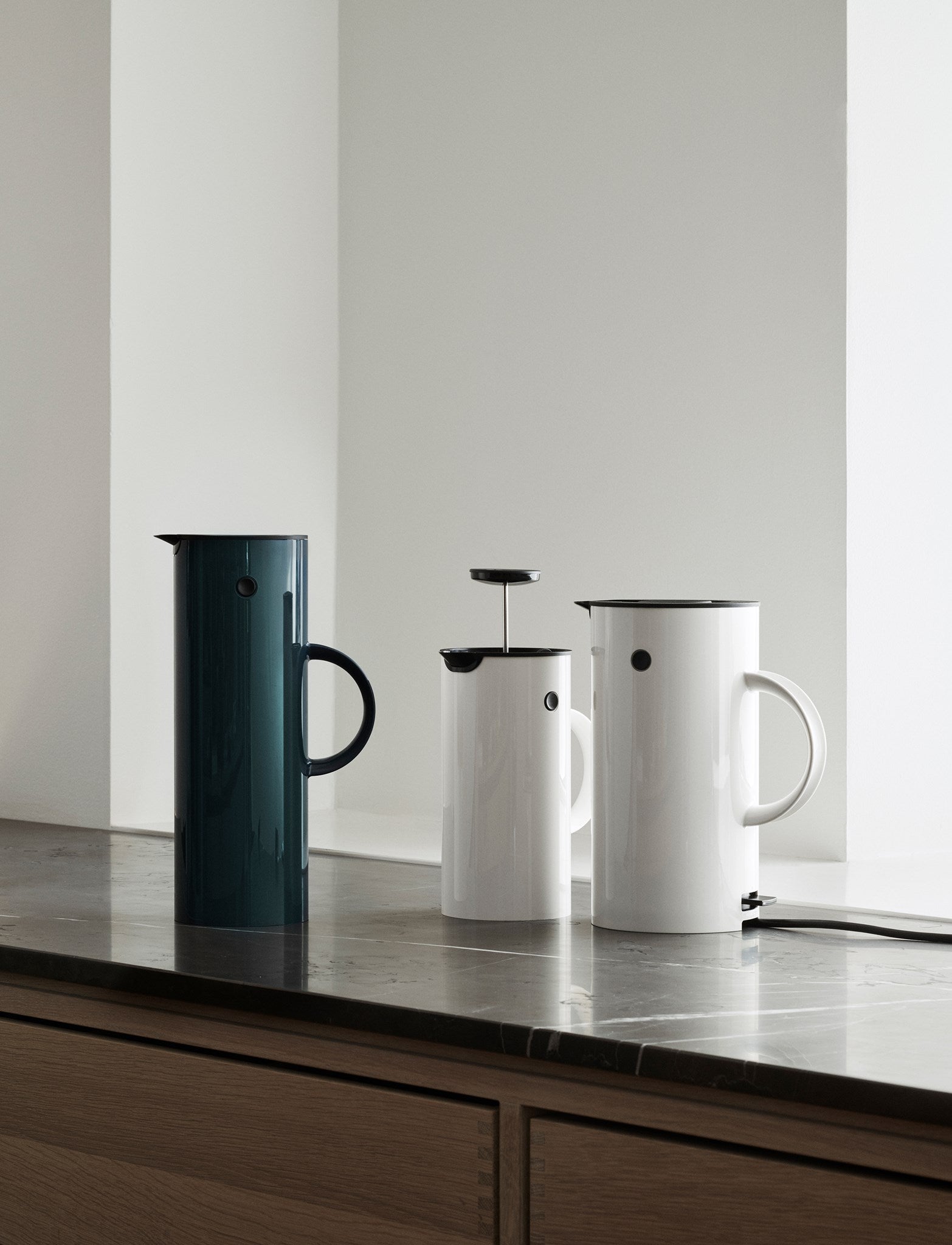 Stelton EM77 carafe isotherme 1 L insert verre