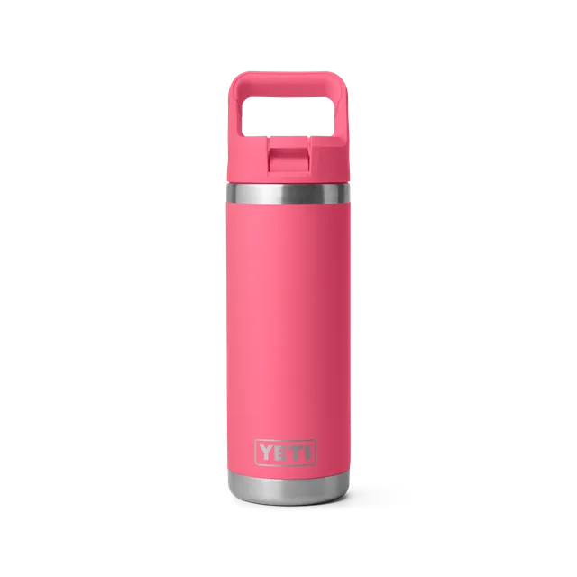 YETI Rambler 18 oz bouteille isotherme 532 ml rose inox