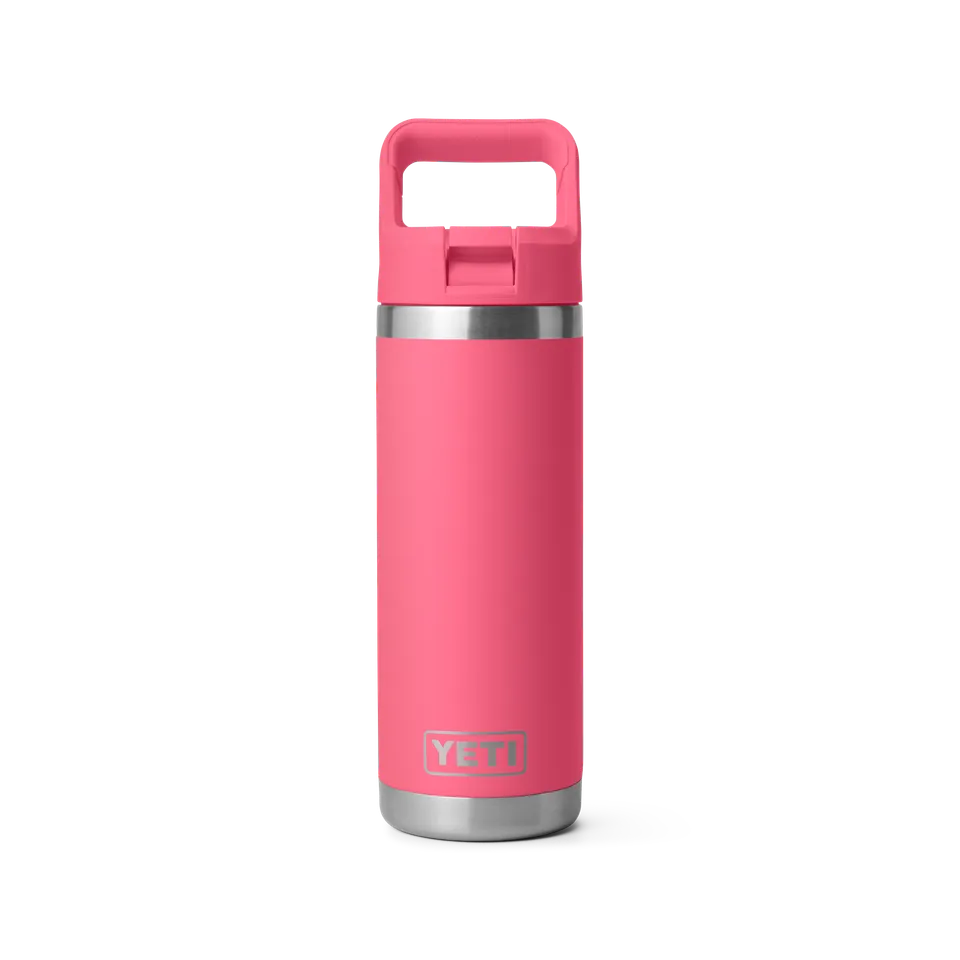 YETI Rambler 18 oz bouteille isotherme 532 ml rose inox