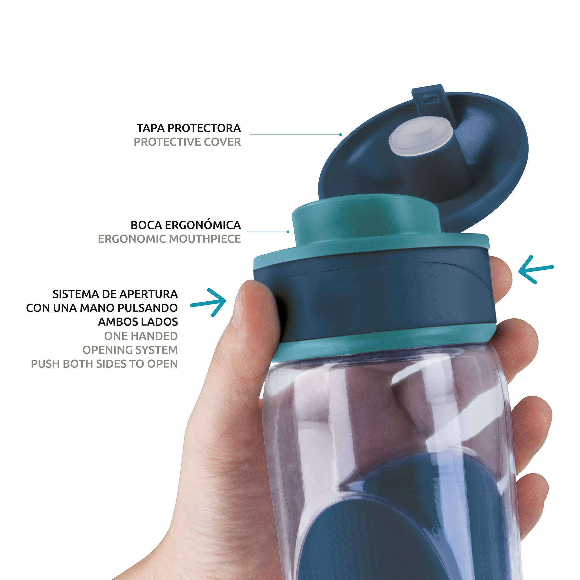 Quokka Splash Azurite gourde tritan 730 ml sans BPA