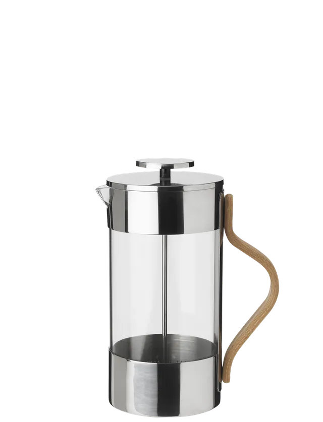 Stelton Emma cafetière à piston 1 L manche hêtre