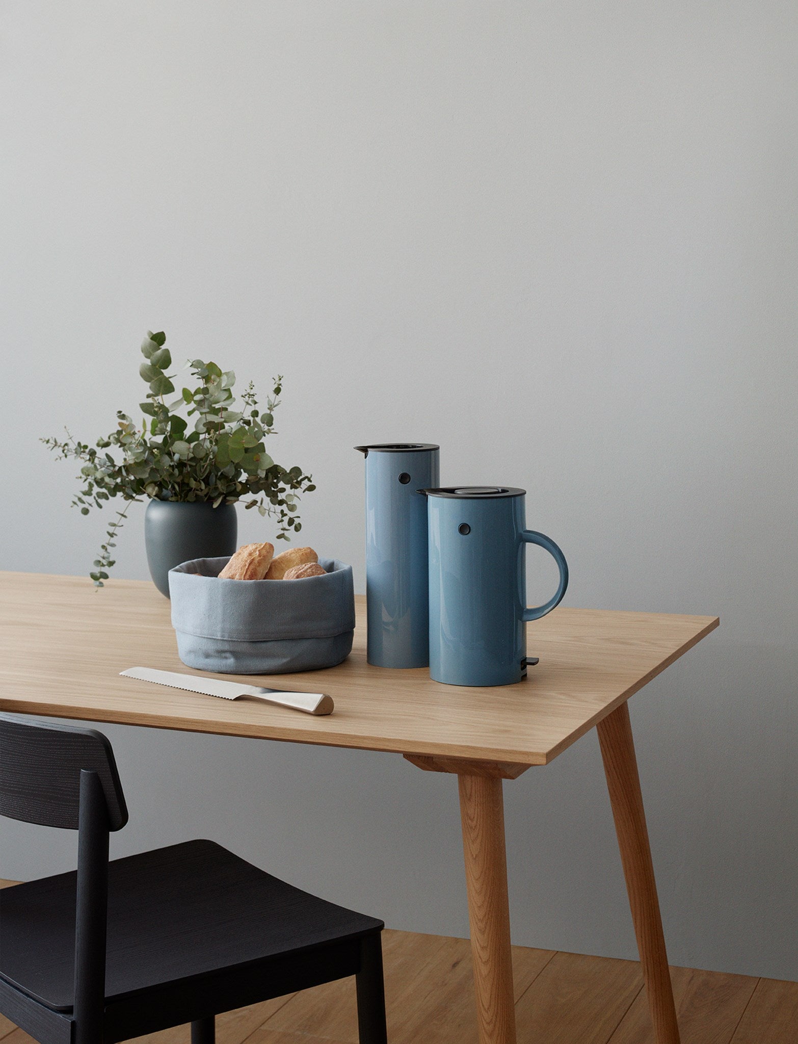 Stelton Ora vase 17,9 cm mat bord acier