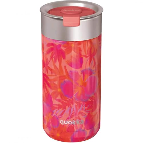 Quokka Boost Coral Garden mug isotherme 400 ml