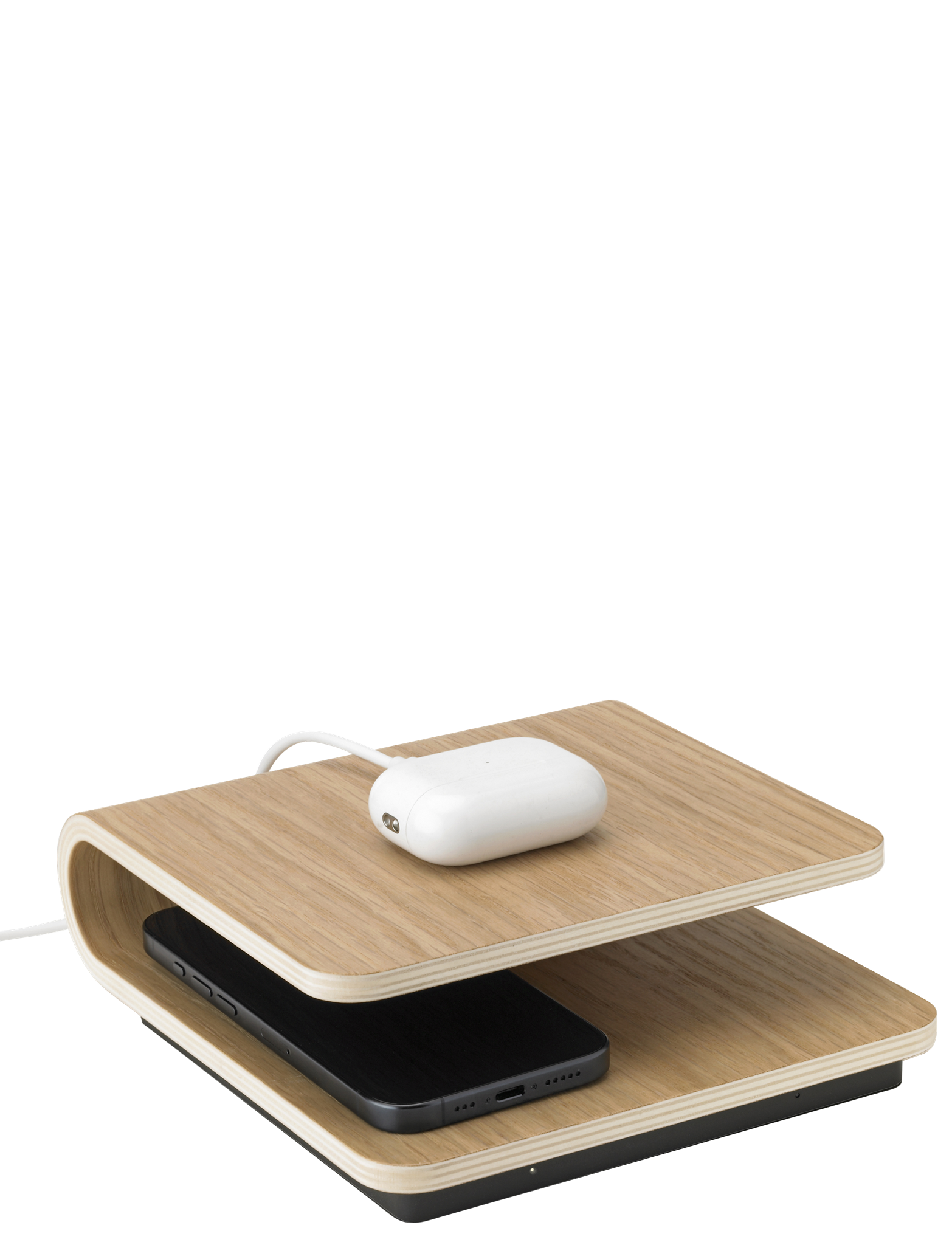 Stelton Classic Ro chargeur sans fil chêne Qi