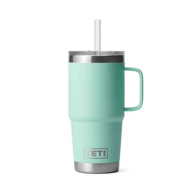 YETI Rambler 25 oz (739 ml) mug paille isotherme Seafoam