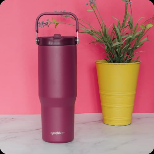 Quokka Core Cup Bordeaux 860 ml tasse isotherme poignée