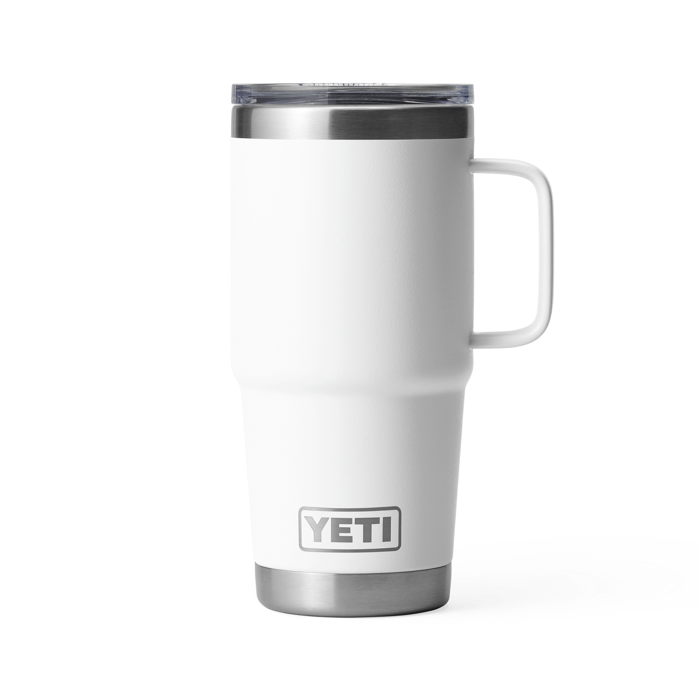 YETI Rambler 20 oz mug voyage 591 ml blanc poignée