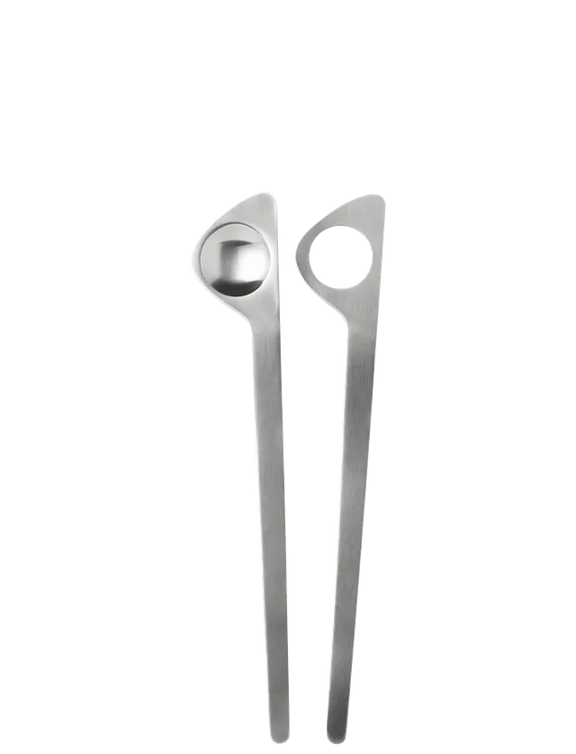 Stelton Cylinda-line Arne Jacobsen couverts salade inox