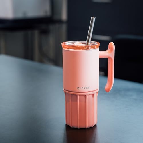 Quokka Umi Peachy Pink mug isotherme 720 ml inox