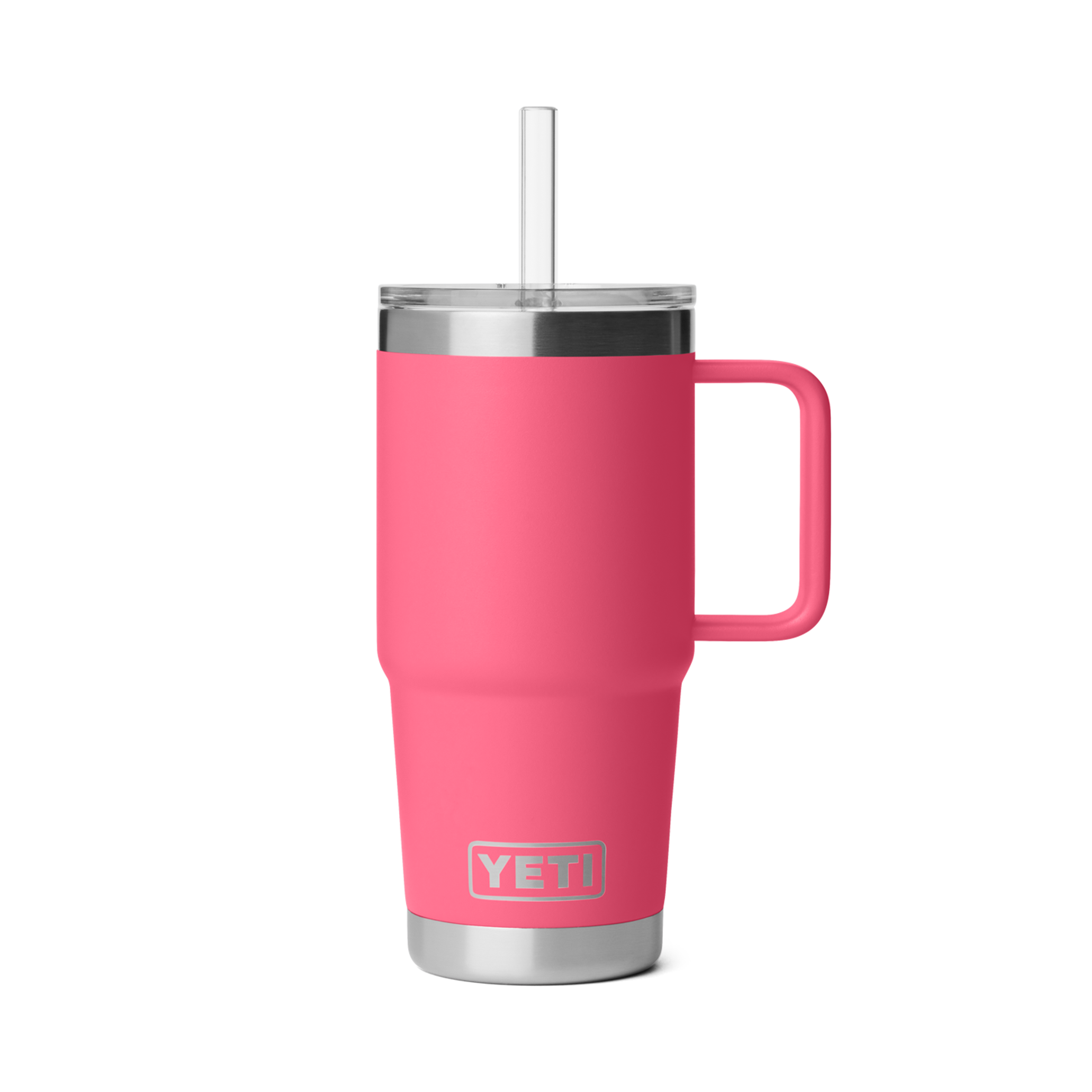 YETI Rambler 25 oz (739 ml) mug paille isotherme Rose