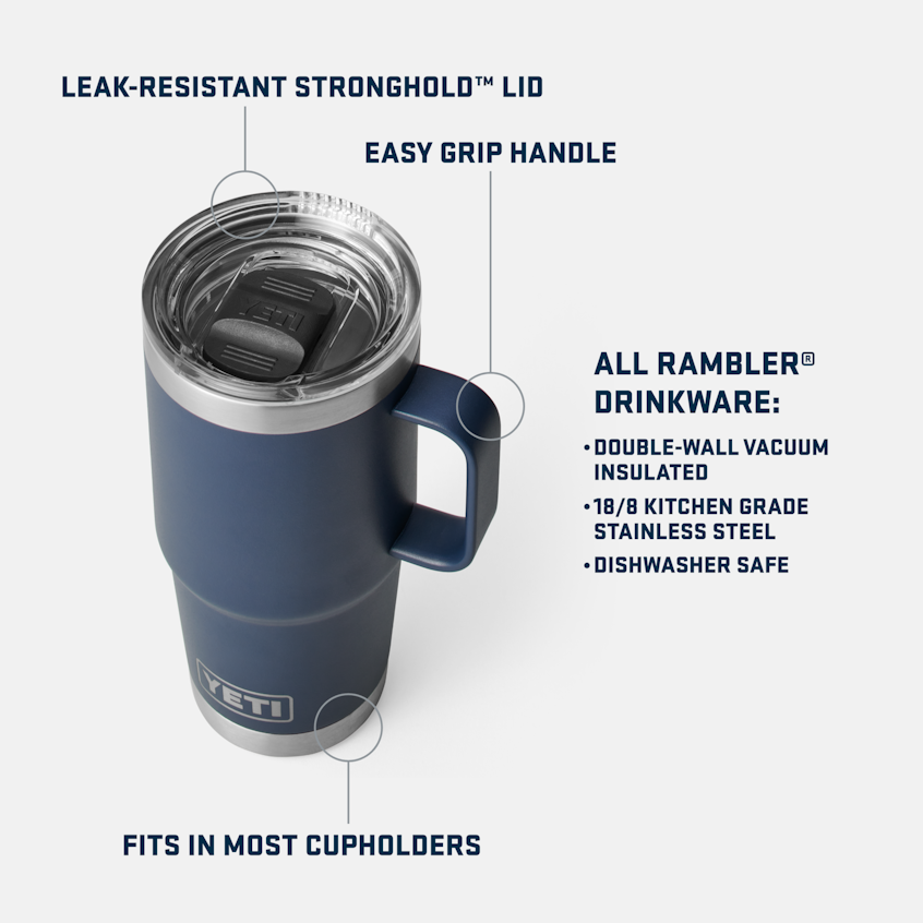 YETI Rambler 591 ml mug isotherme inox Charcoal