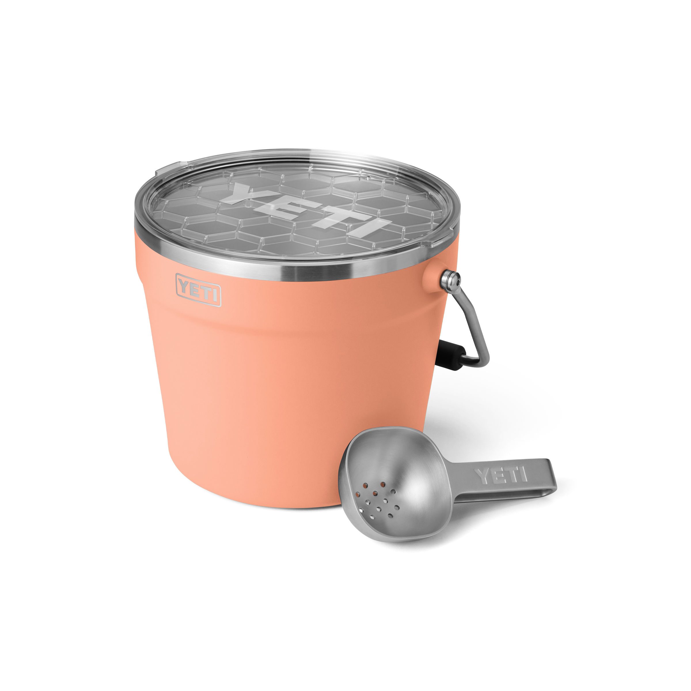 YETI Rambler 7,6 L seau à boisson Lowcountry Peach inox