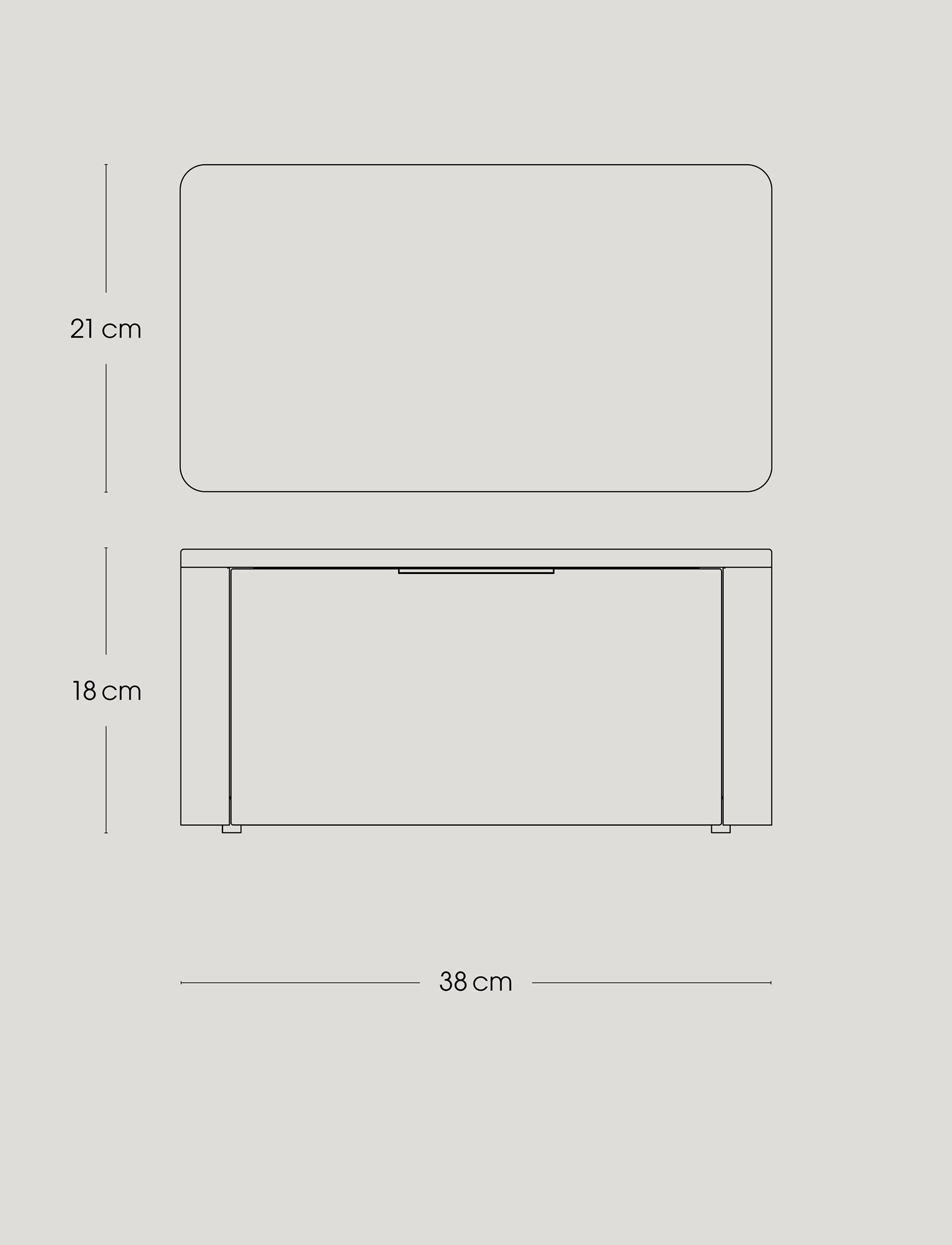 Stelton Classic SR boîte à pain acier 18 cm