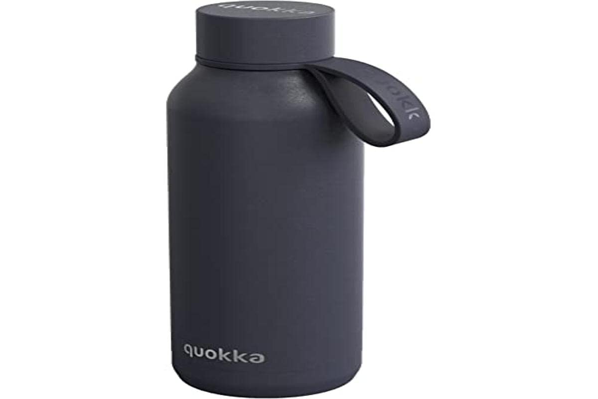 Quokka Solid bouteille isotherme 510 ml Slate inox double paroi