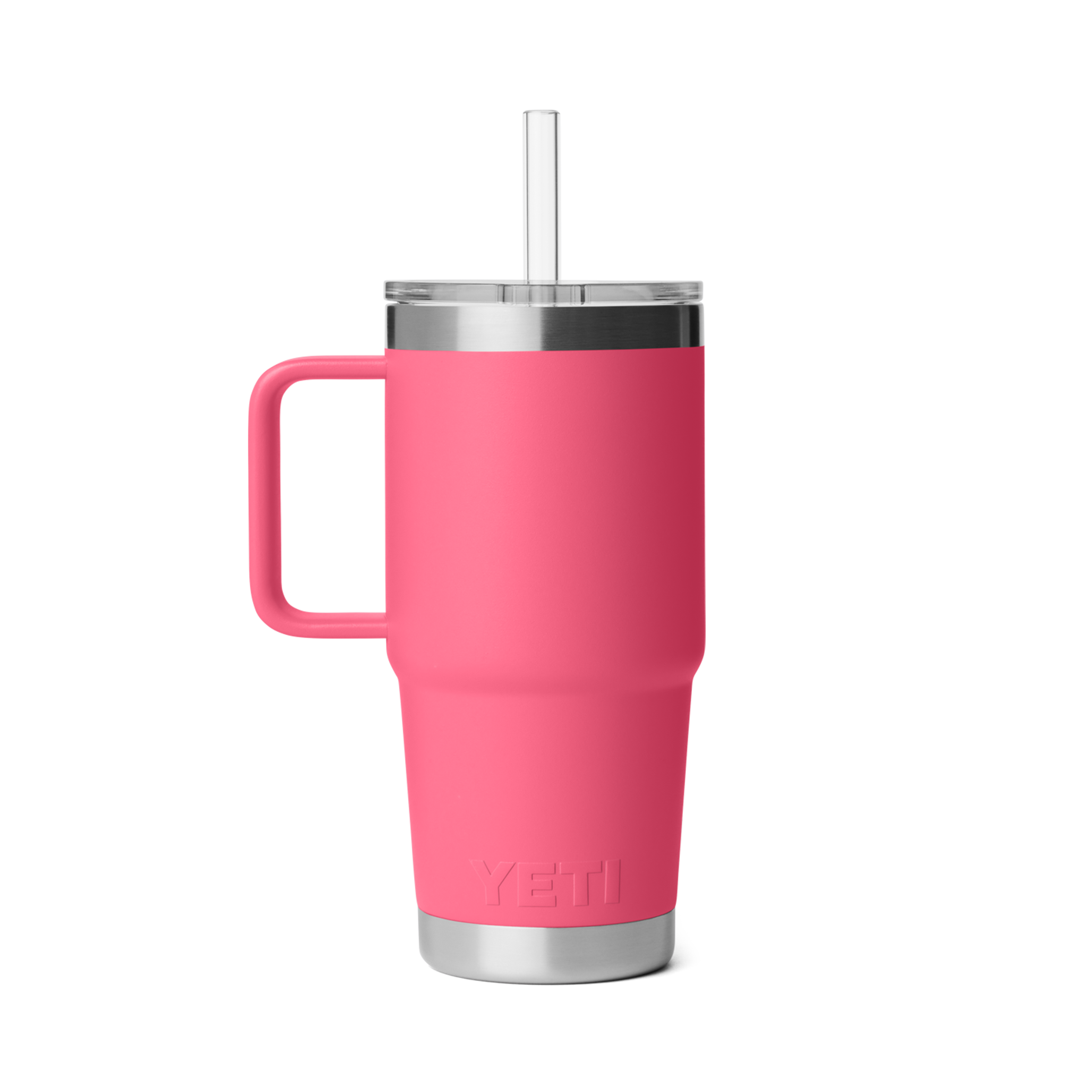 YETI Rambler 25 oz (739 ml) mug paille isotherme Rose