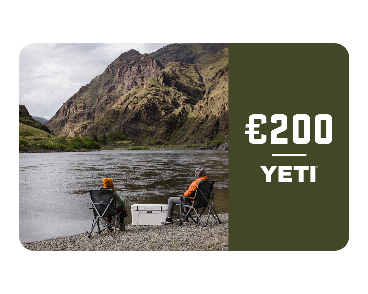 YETI Carte cadeau 50 € envoyée par email