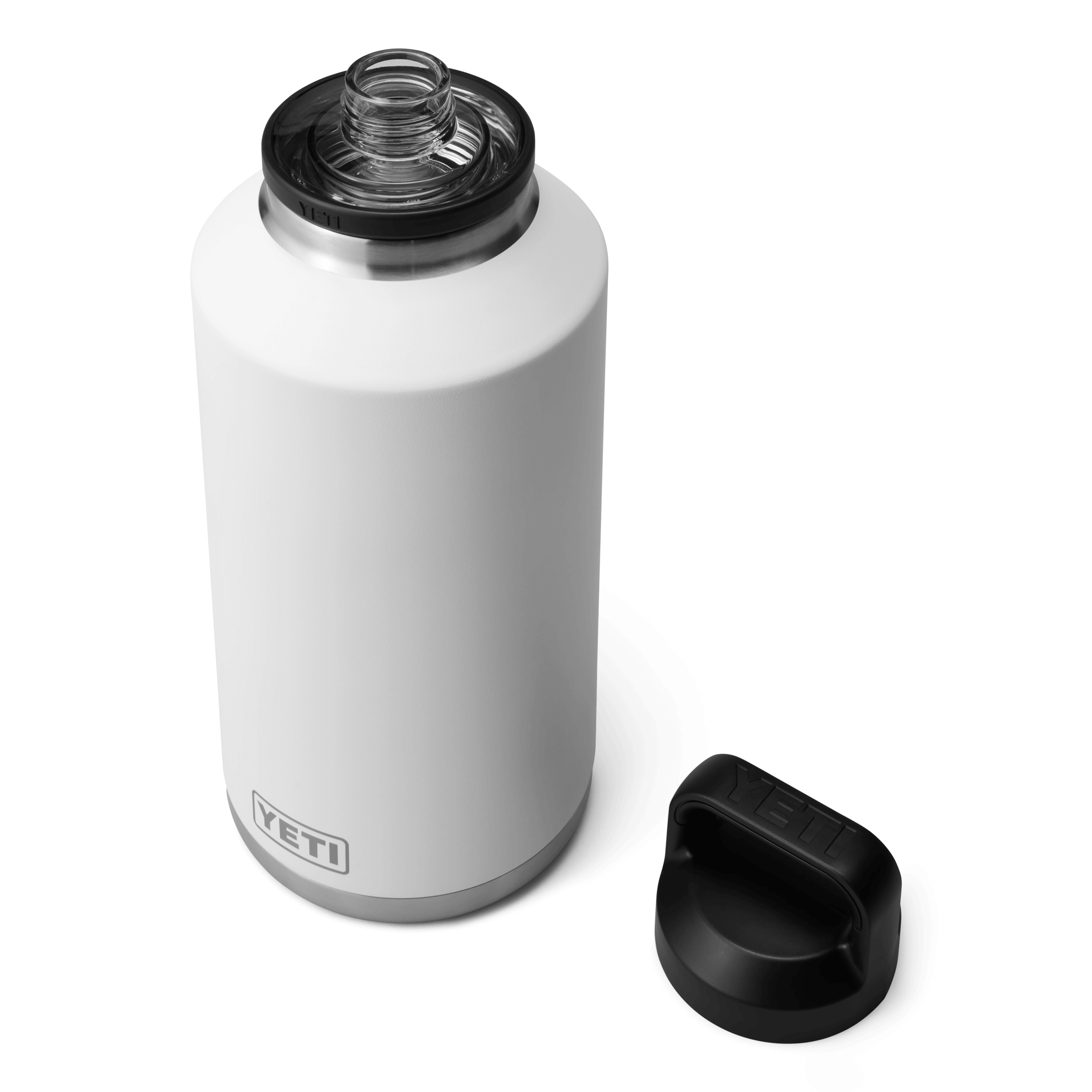 YETI Rambler 64 oz (1,9 L) bouteille isotherme blanche inox