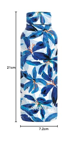 Quokka Solid Blue Hibiscus 510 ml gourde isotherme inox