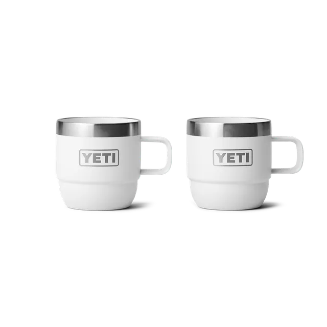 YETI Rambler 6 oz 177 ml mug isotherme Blanc lot 2