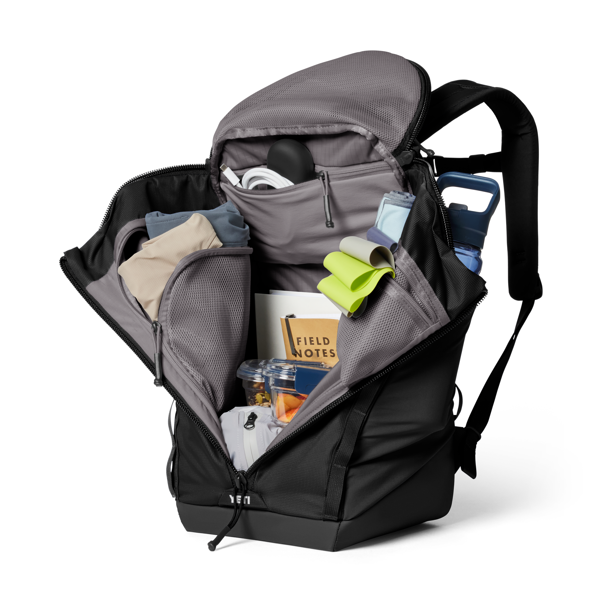 YETI Palo Sac à Dos Actif 26L Noir Ordinateur 15"