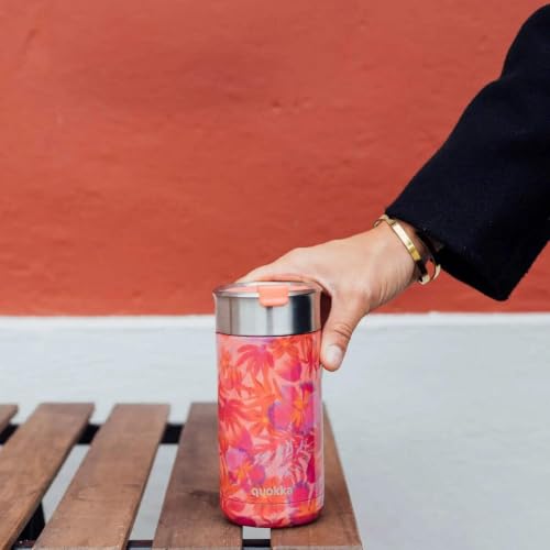 Quokka Boost Coral Garden mug isotherme 400 ml
