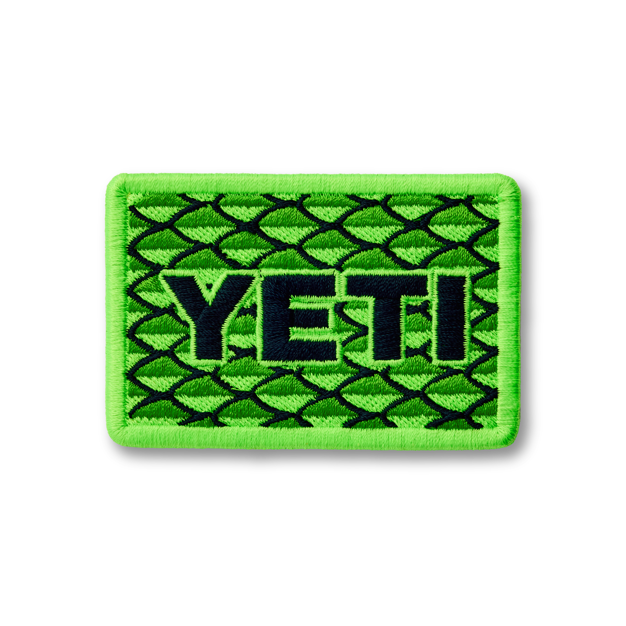 YETI Scales Patch écusson 5x7,6 cm Green velcro