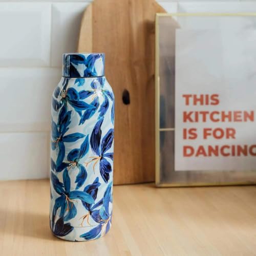 Quokka Solid Blue Hibiscus bouteille isotherme 630 ml