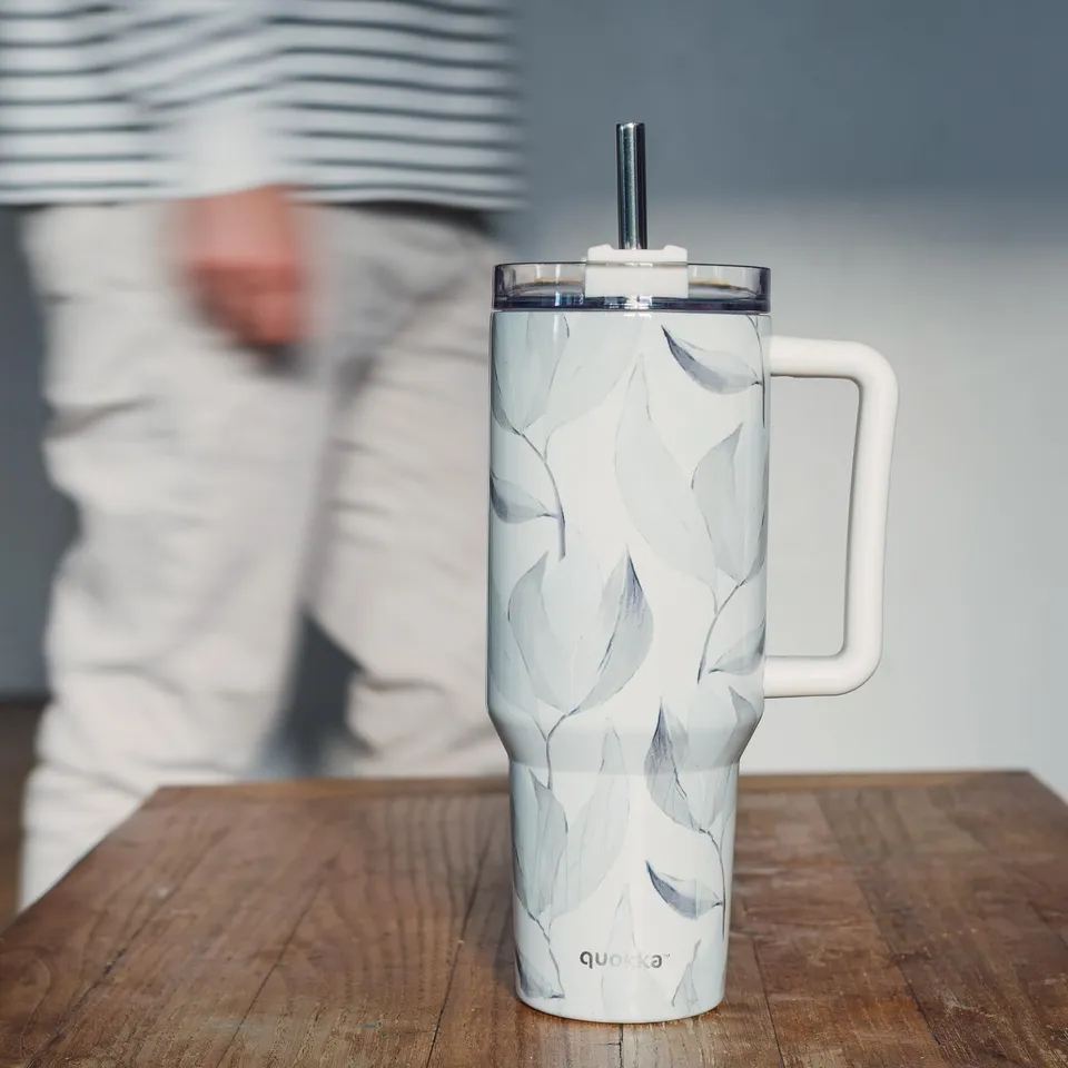 Quokka Stream Cotton XL 1200 ml mug isotherme paille