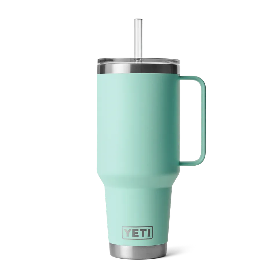 YETI Rambler 42 oz Mug isotherme Seafoam 1,2 l paille
