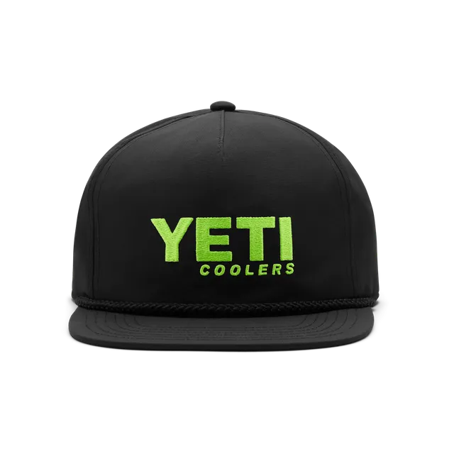 YETI Flat Brim Rope Hat casquette verte