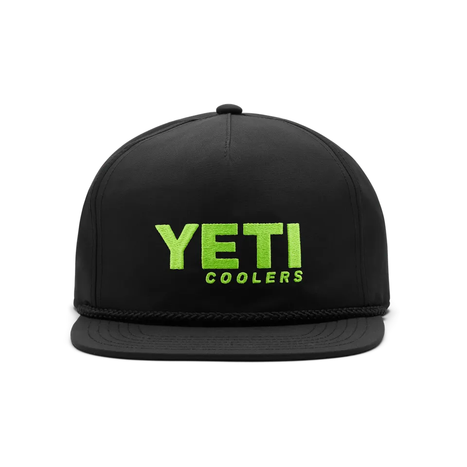 YETI Flat Brim Rope Hat casquette verte