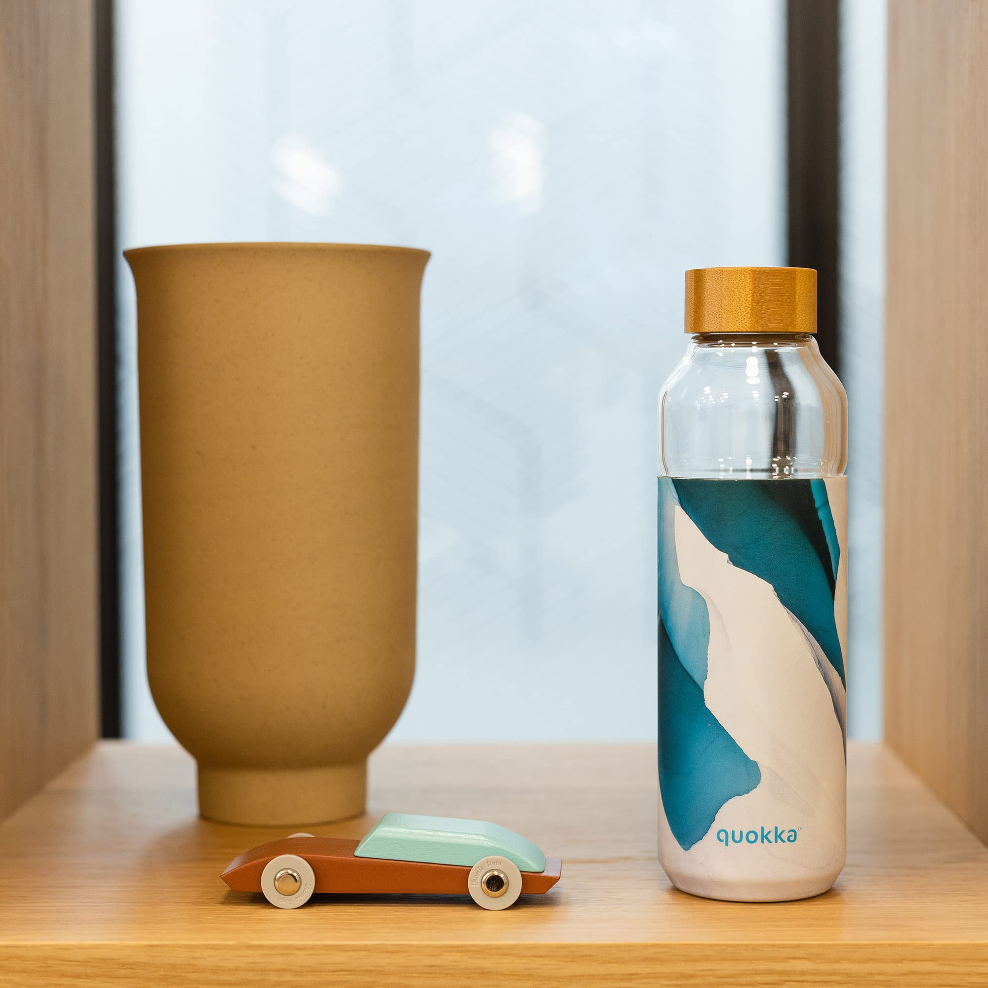 Quokka Flow bouteille verre 660 ml Iceberg blanc