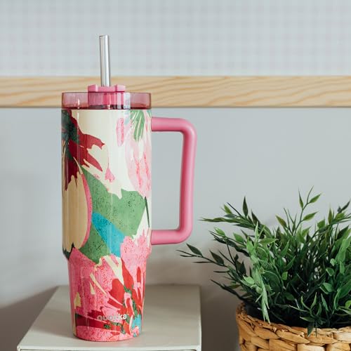 Quokka Stream Flambé Rose L mug isotherme 950 ml inox