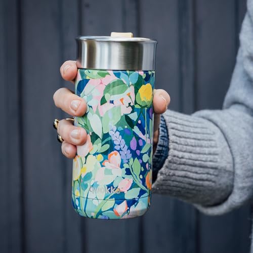 Quokka Boost mug isotherme Floral Party 400 ml infuseur thé