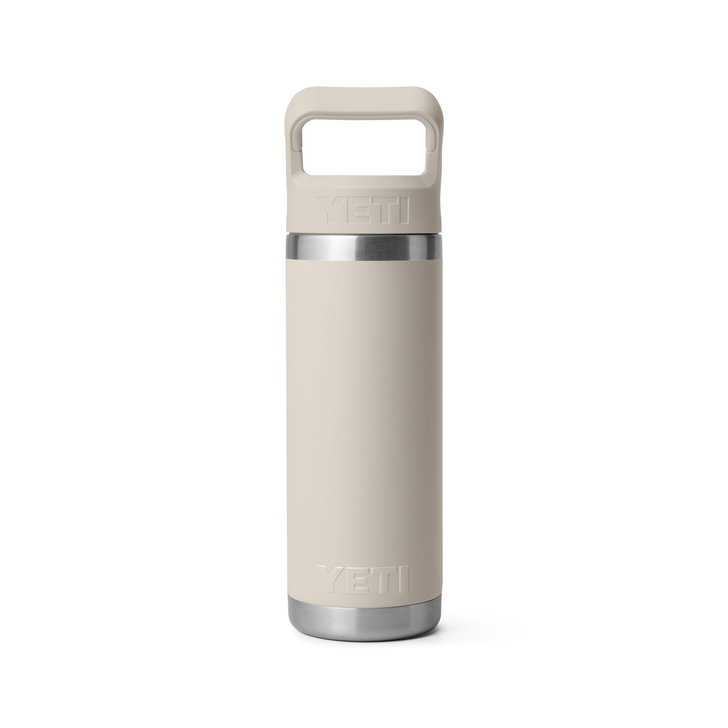 YETI Rambler Bouteille Isotherme 532 mL Taupe Inox