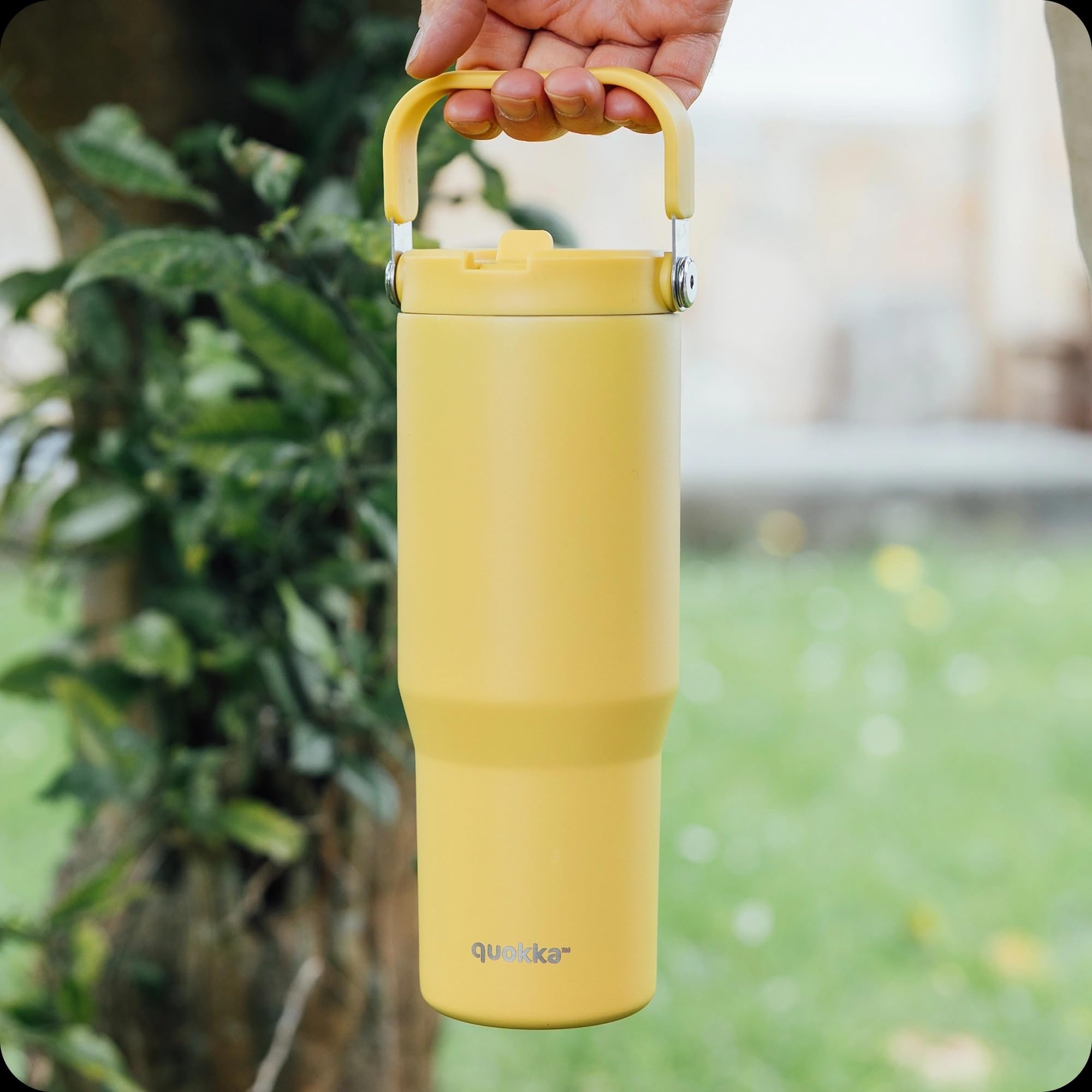 Quokka Core tasse isotherme safran jaune 860 ml avec poignée