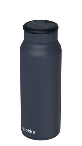 Quokka Echo Bouteille isotherme 690 ml Noir poignée