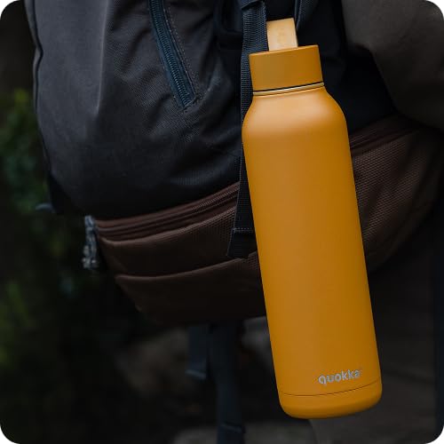 Quokka Solid Amber bouteille isotherme 630 ml inox