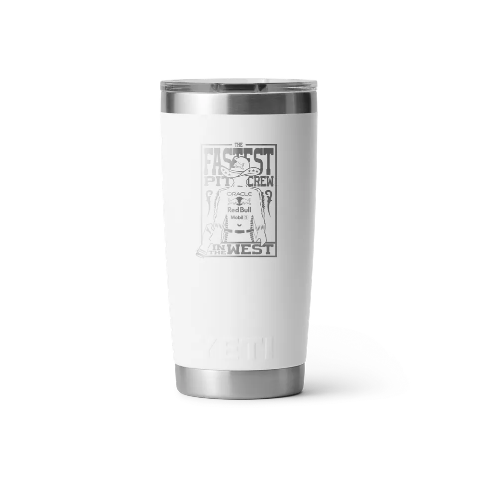 YETI Rambler 20 oz gobelet Red Bull Racing blanc 591 ml