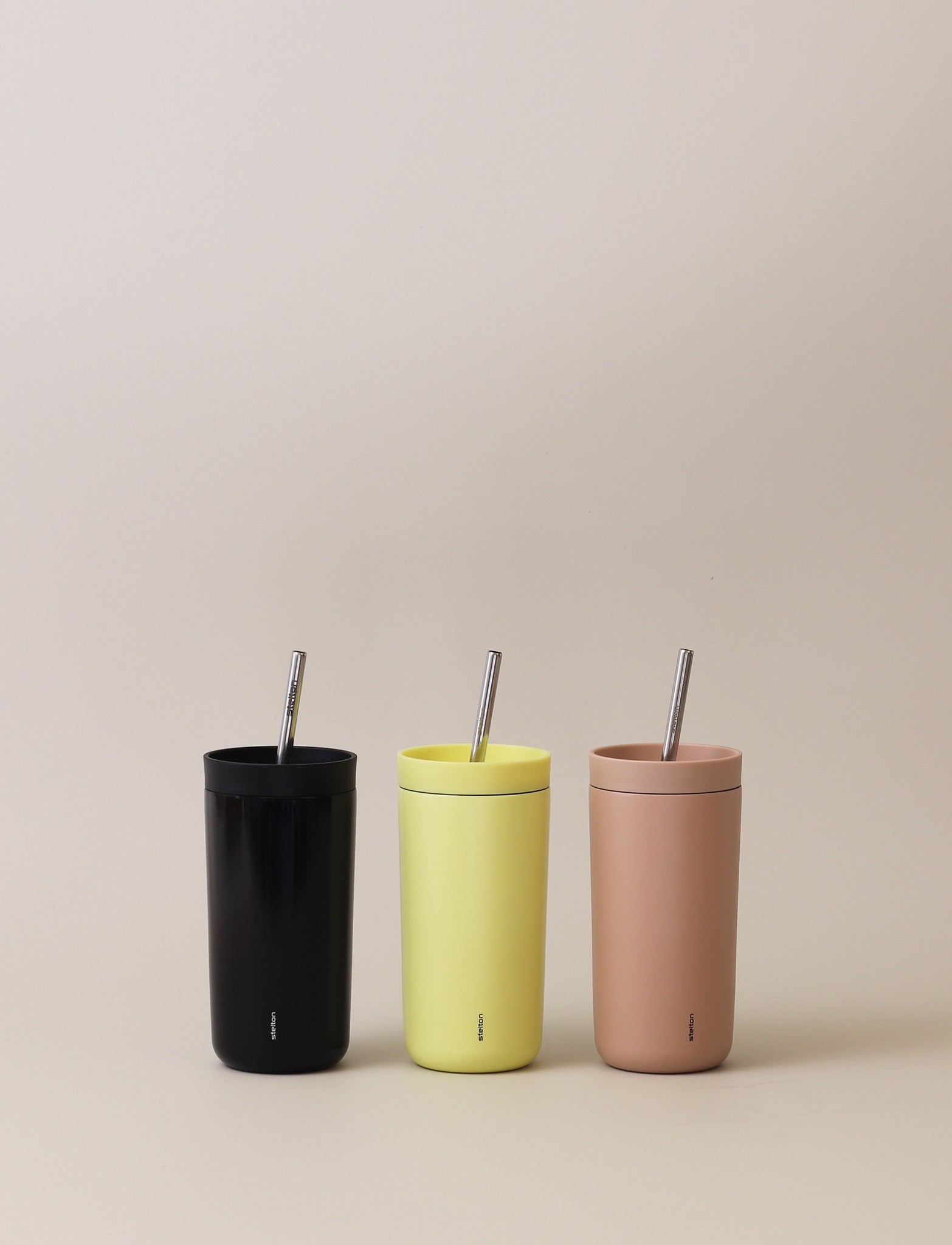 Stelton To Go Sip gobelet isotherme 400 ml paille inox