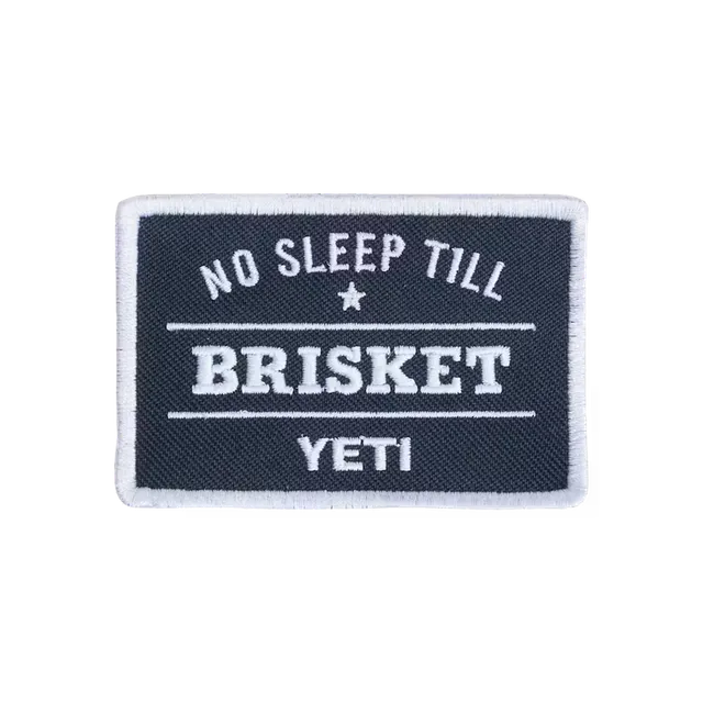 YETI No Sleep Till Brisket patch écusson navy