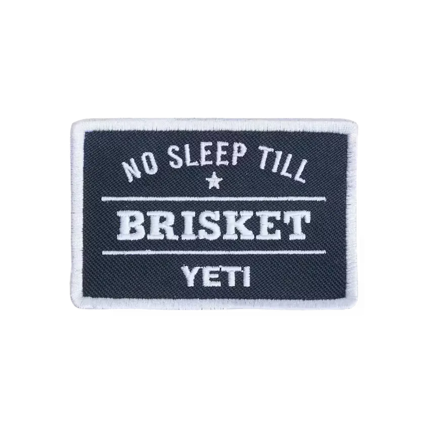 YETI No Sleep Till Brisket patch écusson navy