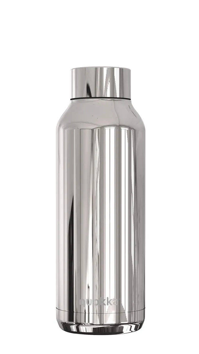 Quokka Solid bouteille isotherme 510 ml argentée