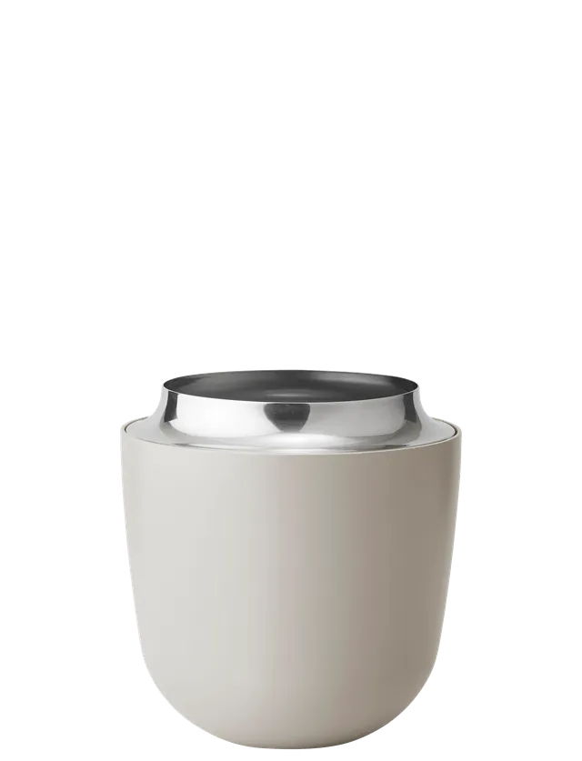Stelton Classic Concave vase 15 cm alu fleurs courtes