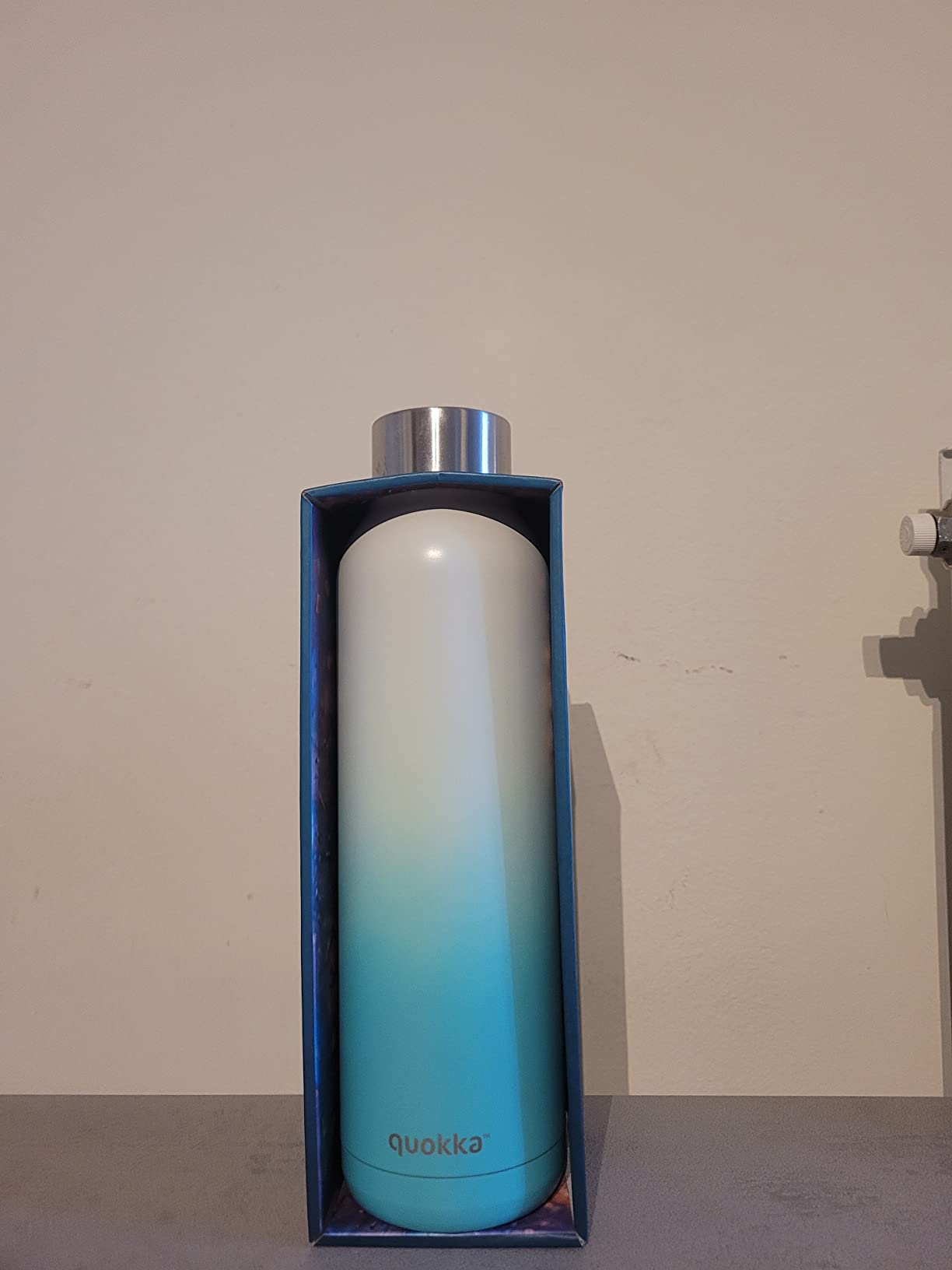Quokka Solid Teal Vibe 630 ml bouteille isotherme inox 18h froid