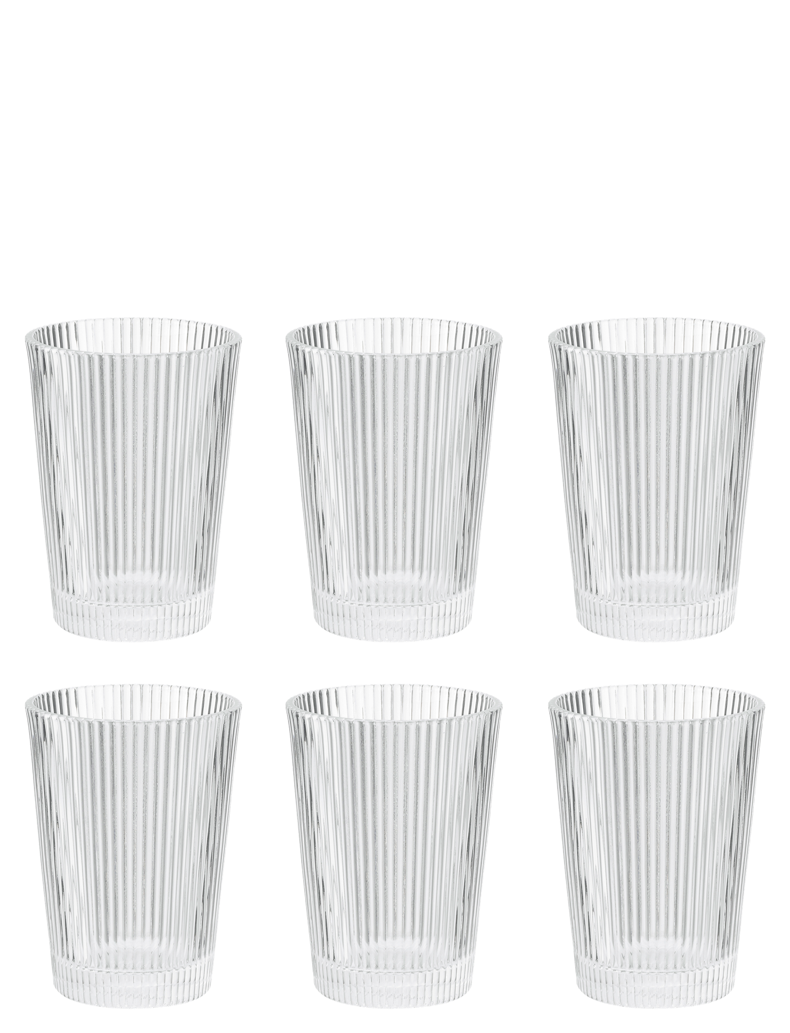 Stelton Pilastro verres 240 ml lot 6 empilables