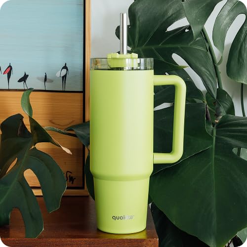 QUOKKA STREAM tasse isotherme apple green 950 ml inox