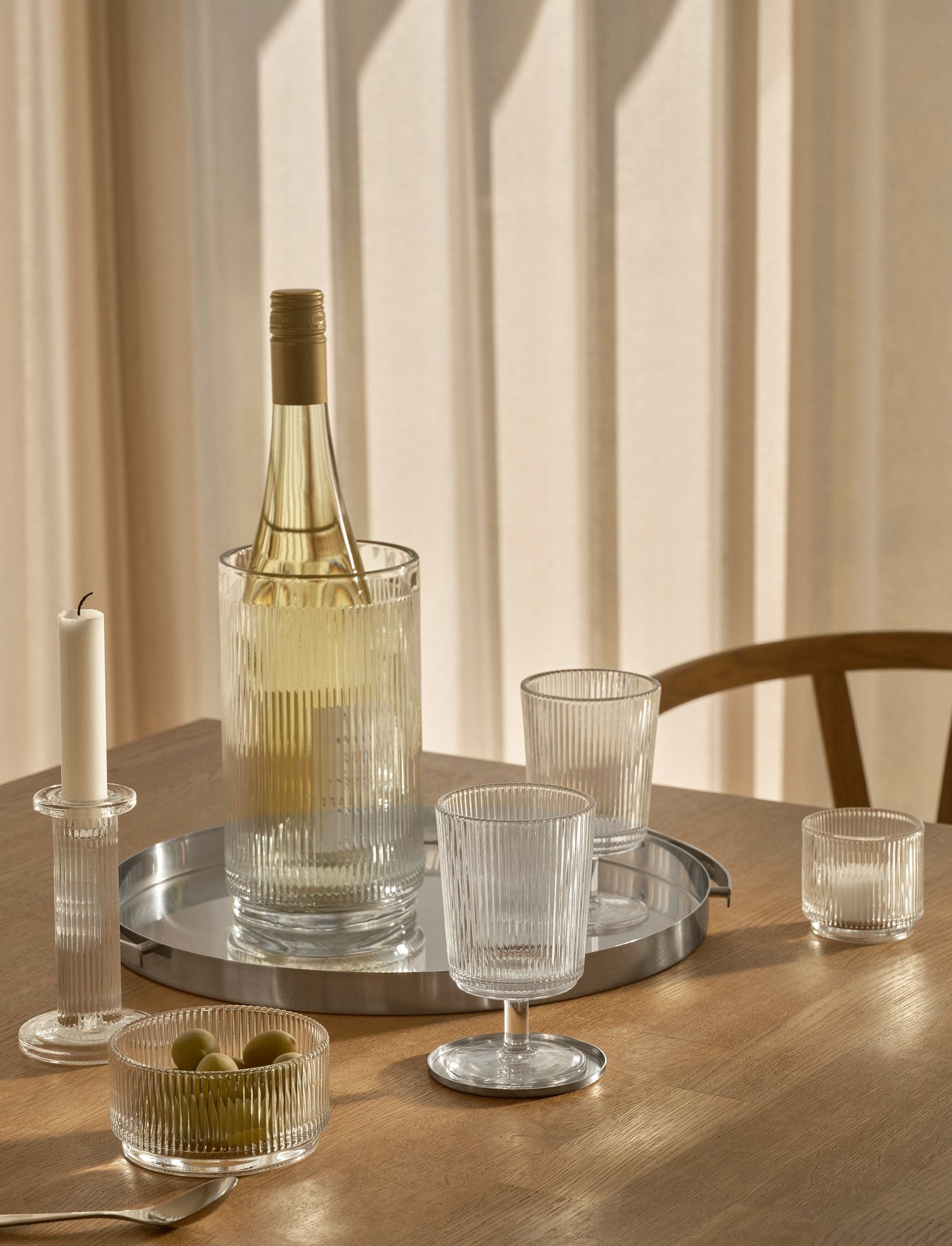 Stelton Pilastro rafraîchisseur vin verre glace