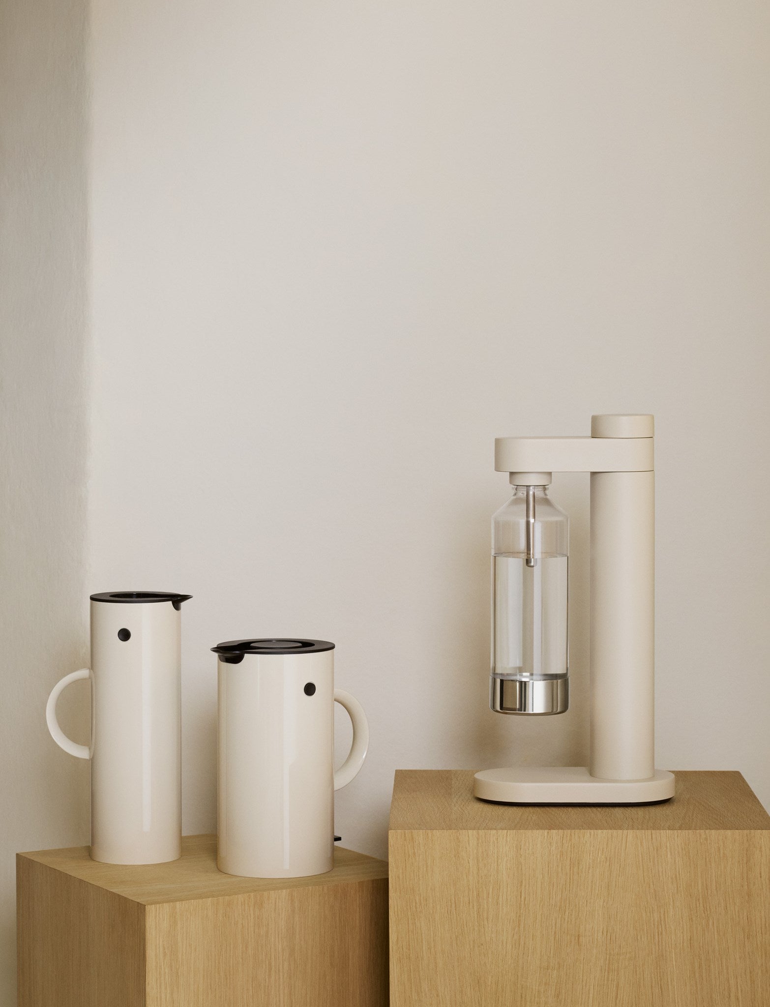 Stelton Brus carbonateur eau gazeuse inox bouteille PET