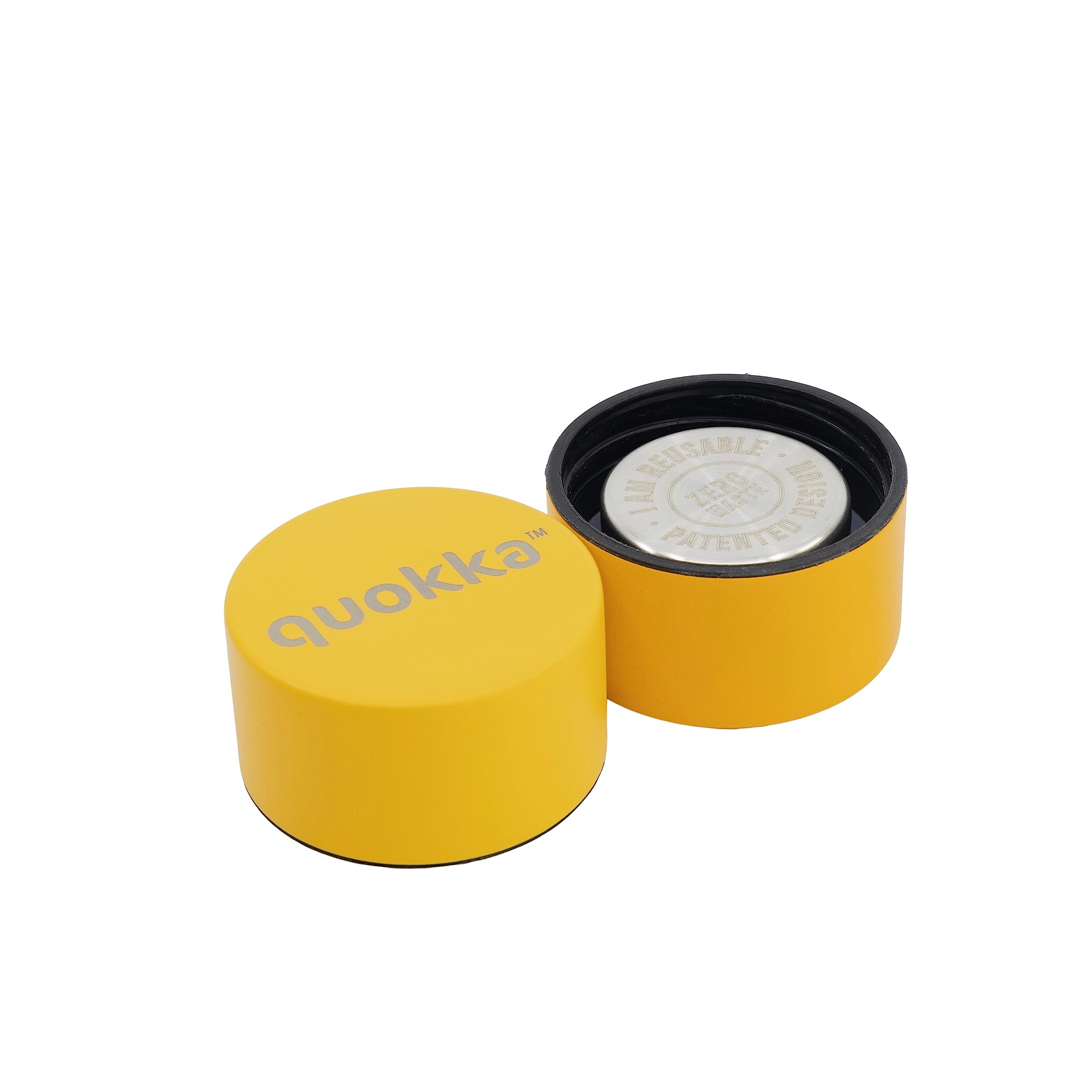 Quokka Solid Jaune bouteille isotherme 630 ml